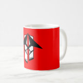 BBC-Flaggen-Logo-Tasse Kaffeetasse (VorderseiteRechts)