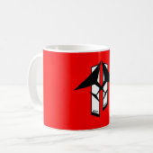 BBC-Flaggen-Logo-Tasse Kaffeetasse (Vorderseite Links)