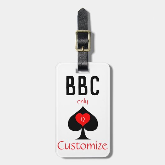 BBC Nur Blade Spade signieren Thunder_Cove Gepäckanhänger (Vorderseite vertikal)