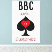 BBC Nur Blade Spade signieren Thunder_Cove Leinwanddruck (Insitu (Holzboden))