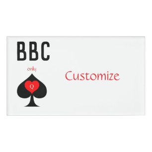 BBC Nur Blade Spade signieren Thunder_Cove Namenschild