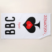 BBC Nur Blade Spade signieren Thunder_Cove Strandtuch (Vorderseite)