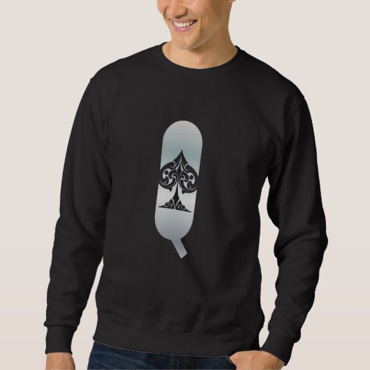 BBC nur Queen of Spades Sweatshirt (Vorderseite)