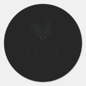 BBC S - Funny and Humor Rooster Design Sticker (Vorderseite)