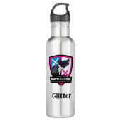 BBDLogoEmblem FC-Text Edelstahlflasche (Vorderseite)