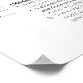 BBF Interpunktion I Klassenposter Poster (Ecke)