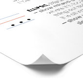 BBF Interpunktion III Klassenposter Poster (Ecke)