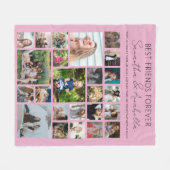 BBF Personalisiert 24 Fotomonage Fleece Blanket (Vorderseite (Horizontal))