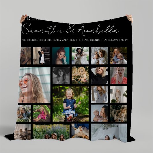 BBF Personalisiert 24 Fotomonage Fleece Blanket