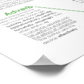 BBF Teile eines Plakats für Sprachkurse Poster (Ecke)