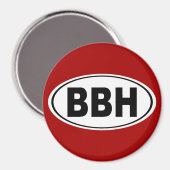 BBH Boothbay Harbor Maine Magnet (Vorderseite/Rückseite)