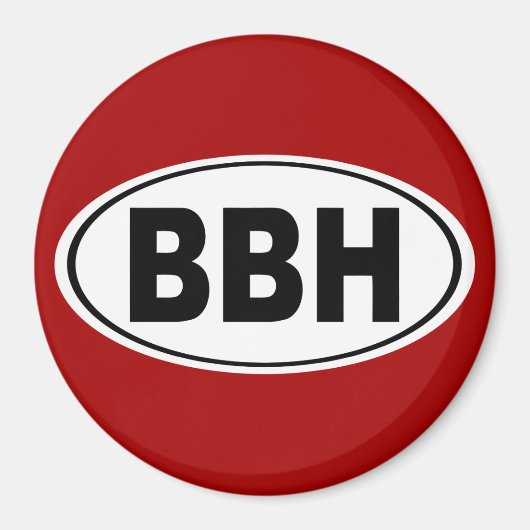 BBH Boothbay Harbor Maine Magnet (Vorne)