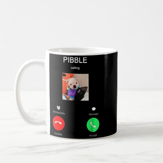 Bble Is Calling Funny Meme For Meme Fans Dog Lover Kaffeetasse (Links)