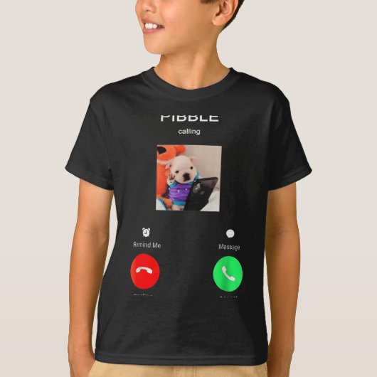 Bble Is Calling Funny Meme For Meme Fans Dog Lover T-Shirt (Vorderseite)