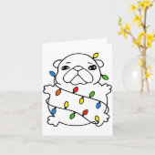 Bble Meme Christmas Funny I Am Bble Wash My Belly Karte (Gelbe Blume)