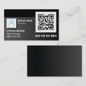 BBM Barcode-Visitenkarten Visitenkarte (Vorne/Hinten)