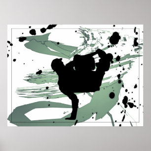 Bboy Arbeiten Poster