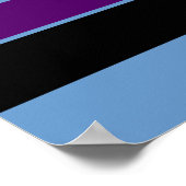 BBOY Gradienten prpl whlposter Poster (Ecke)