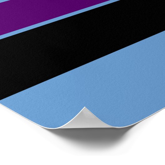 BBOY Gradienten prpl whlposter Poster (Ecke)