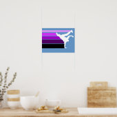 BBOY Gradienten prpl whlposter Poster (Küche)