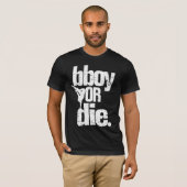 bboy oder die das beunruhigte Weiß T-Shirt (Vorne ganz)