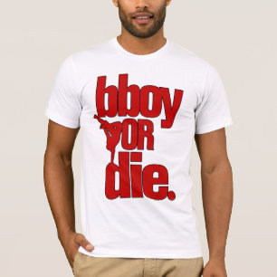 bboy oder die - Rot T-Shirt