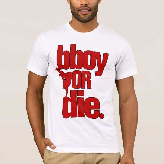 bboy oder die - Rot T-Shirt (Vorderseite)