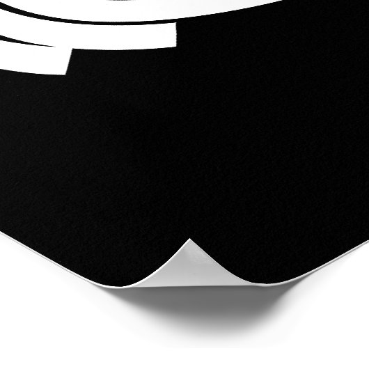 BBOY Pose Poster mit Graf (Ecke)