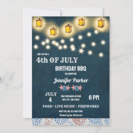 BBQ | 4. Juli Geburtstag Einladung