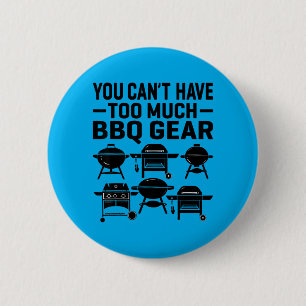 BBQ-Ausrüstung Grillliebhaber Lustig Fleischrauche Button