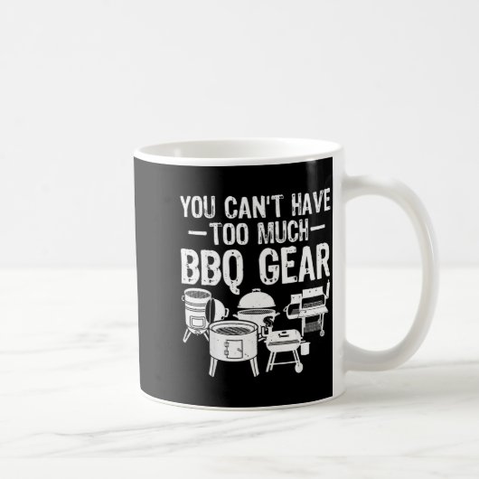 BBQ-Ausrüstung Grillliebhaber Lustiger Grillfleisc Kaffeetasse (Rechts)