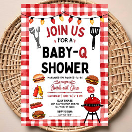 BBQ-Baby-Einladung | Grill & Chill Thema Einladung