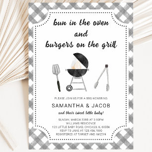 BBQ-Baby-Party Einladung