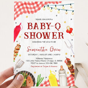 BBQ-Baby-Party-Einladung Einladung