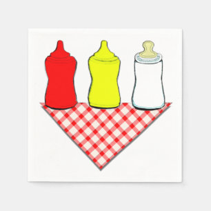 BBQ-Baby-Party Serviette