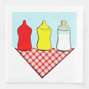 BBQ-Baby-Party Serviette