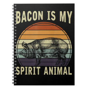 BBQ   Bacon ist meine Spirit Animal GRILLEN Notizblock