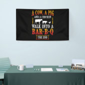 BBQ | Barbecue Grillen Joke Gift Grill Master Koch Banner (Messeveranstaltung)
