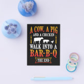 BBQ | Barbecue Grillen Joke Gift Grill Master Koch Flyer (Einzeln)