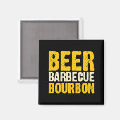 Bbq-Bier-Barbecue-Garten-Grillparty Magnet (Vorderseite/Rückseite)