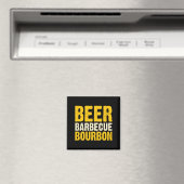Bbq-Bier-Barbecue-Garten-Grillparty Magnet (In Situ (Geschirrspüler))