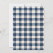 BBQ-Blue-Gingham-Grill-and-Chill-Geburtstag Einladung (Rückseite)