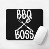 Bbq Boss grillt Steak Smoker Dad  Mousepad (Mit Mouse)