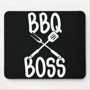 Bbq Boss grillt Steak Smoker Dad Mousepad