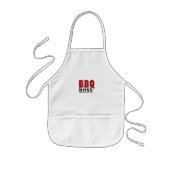 BBQ Boss Typography Grill Apron Kinderschürze (Vorne)