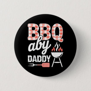 BBQ Daddy Lustiger Grillmeister Vatertag Button