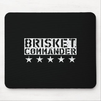 [bbq Dude] Brisket Commander Bbq Shirt  Mousepad