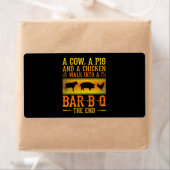 BBQ | Eine Kuh, ein Schwein und ein Huhn laufen in (Insitu)