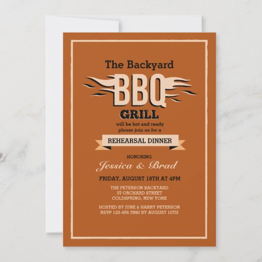 BBQ-Einladung Einladung (Vorderseite)