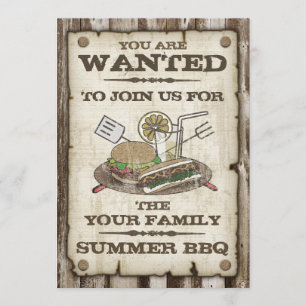 BBQ-Einladungen im gewünschten Stil Einladung
